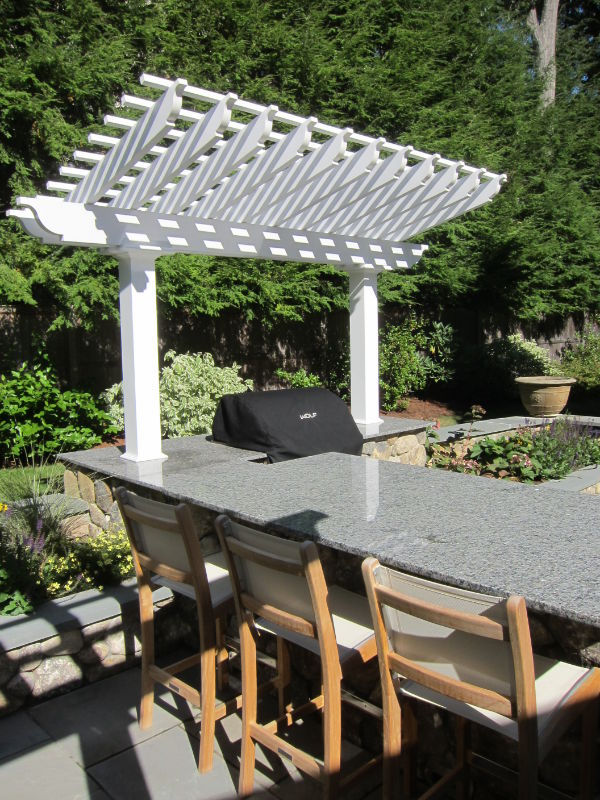 Wellesley Residence - Outdoor grill station